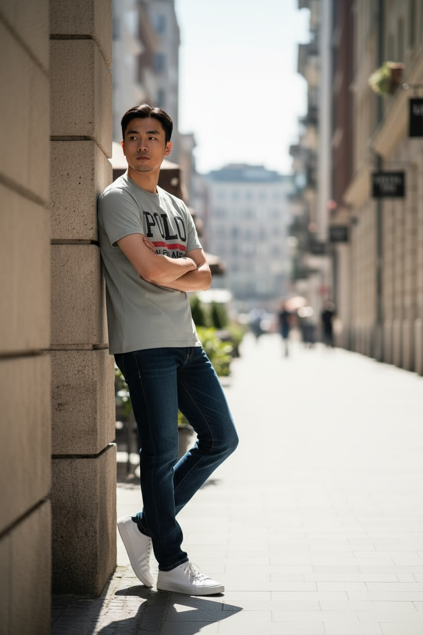 T-Shirt Polo Round Neck